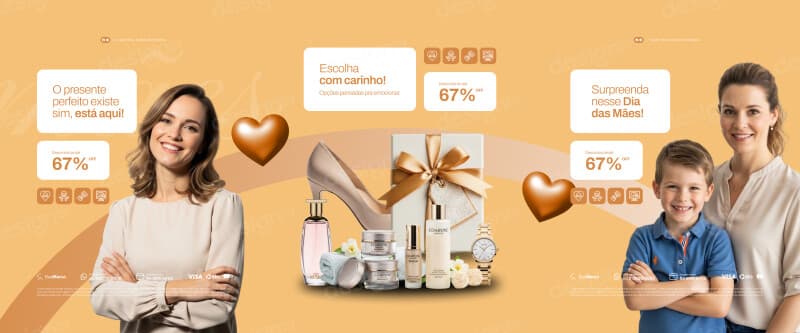 Carrossel Ofertas Dia Das Mães Social Media Figma Editável