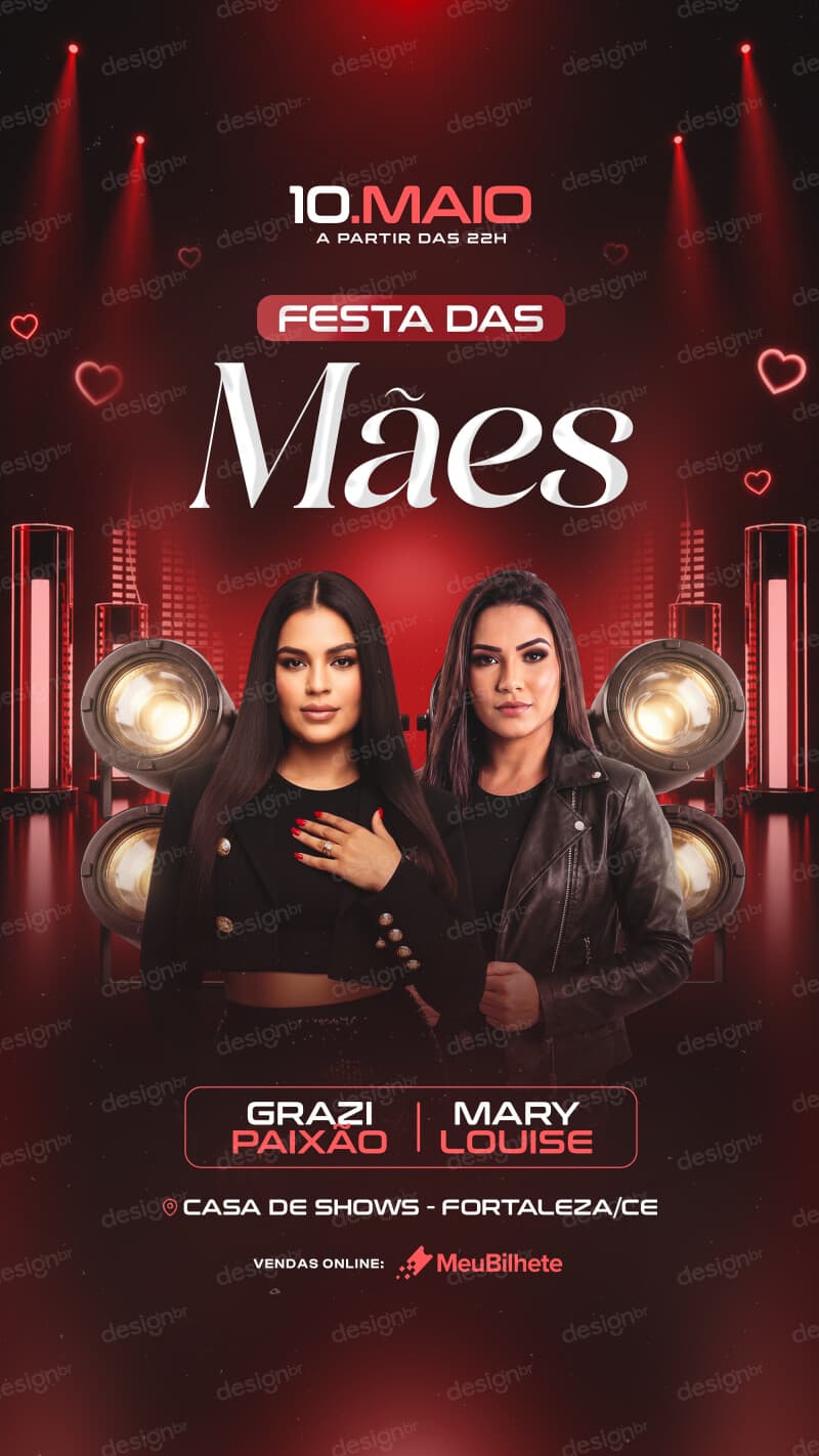 Flyer Festa das Mães Story PSD Editável