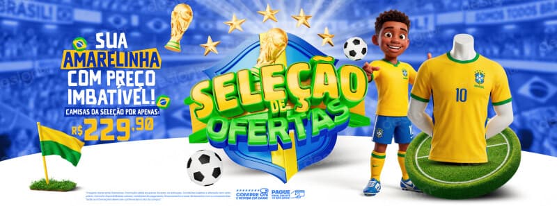 Seleção De Ofertas Banner PSD Editável