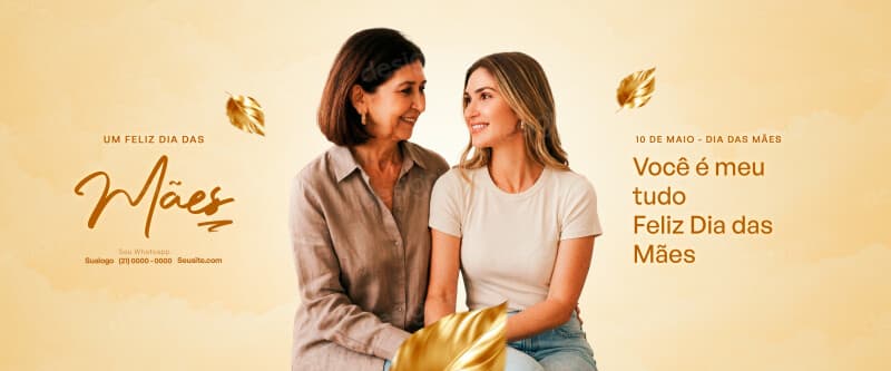 Banner Dia das Mães 10 de Maio Social Media PSD Editável
