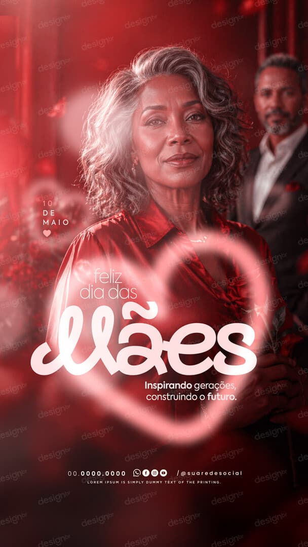 Story Dia das Mães 10 de Maio Social Media PSD Editável