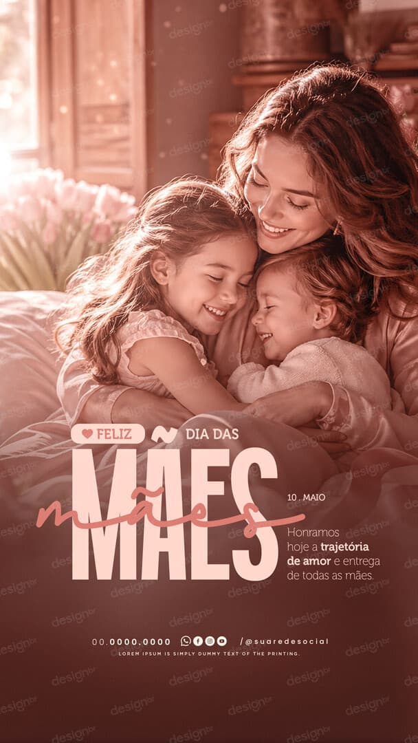 Story Dia das Mães 10 de Maio Social Media PSD Editável